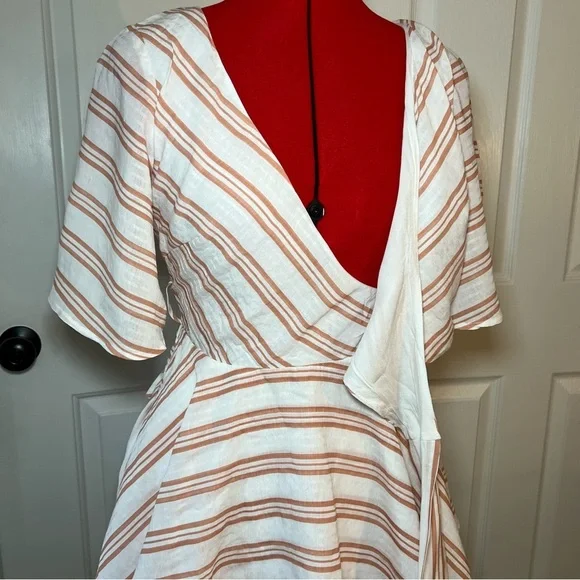 Lulu’s ruffle skirt flutter sleeve rayon blend mini dress - Picture 6 of 9